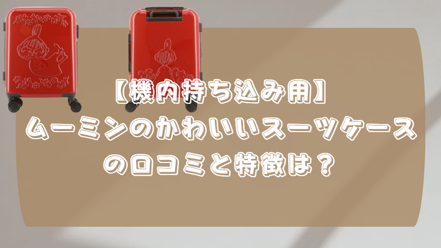 ムーミン　スーツケース